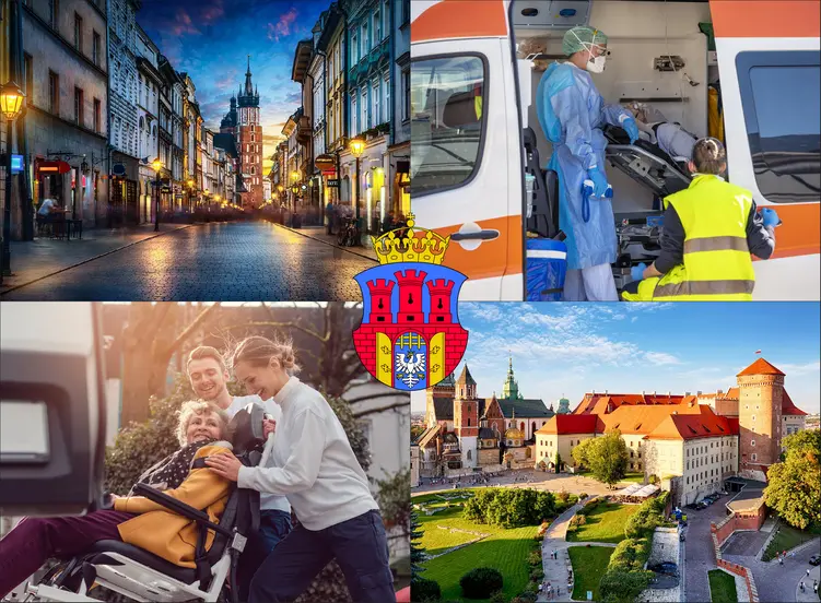 Kraków - cennik transportu medycznego - zobacz lokalne ceny transportu sanitarnego