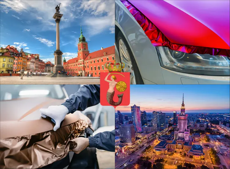 Warszawa - cennik oklejania samochodów