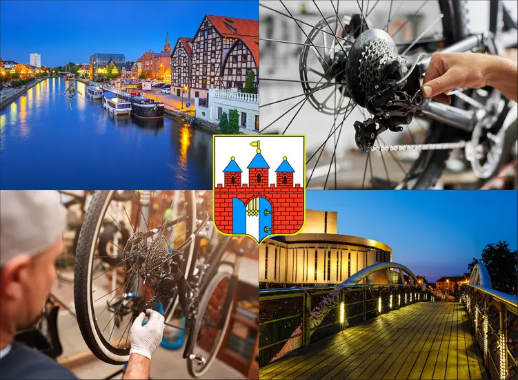 Bydgoszcz - cennik serwisów rowerowych - sprawdź lokalne ceny naprawy rowerów