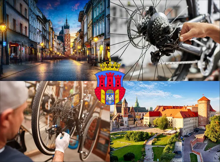 Kraków - cennik serwisów rowerowych - sprawdź lokalne ceny naprawy rowerów