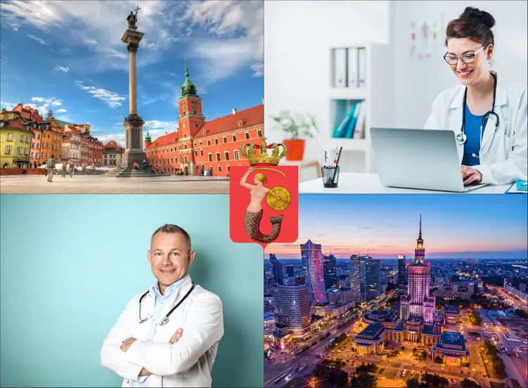 Warszawa - cennik wizyt u endokrynologa - sprawdź lokalne ceny lekarzy od gruczołów, tarczycy i hormonów
