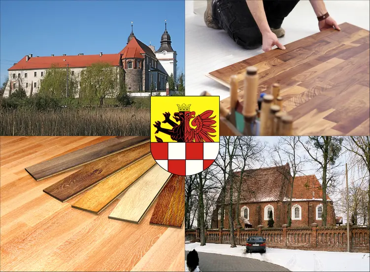 Mogilno - cennik układania parkietów i podłóg drewnianych w lokalnych firmach