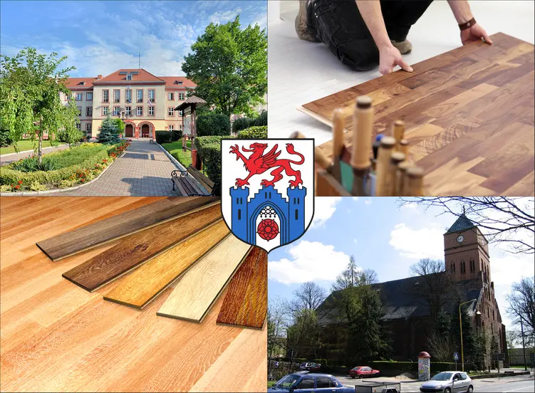 Pyrzyce - cennik układania parkietów i podłóg drewnianych w lokalnych firmach
