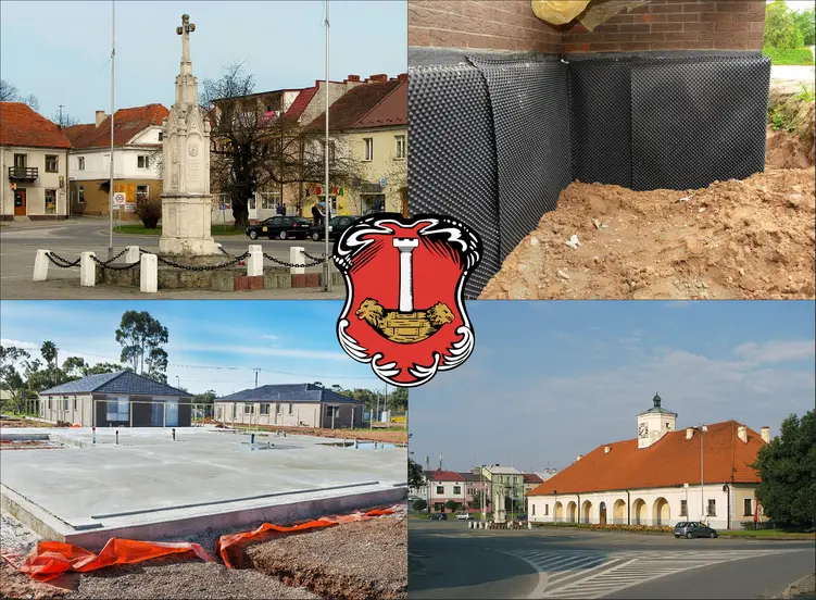 Staszów - cennik budowy i izolacji fundamentów - sprawdź ceny hydroizolacji fundamentów w okolicy
