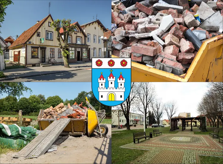 Nowy Dwór Gdański - cennik wywozu gruzu w kontenerach