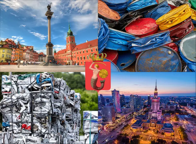 Warszawa - cennik skupu metali kolorowych - zobacz ceny na lokalnych skupach