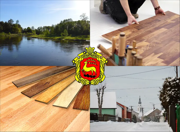 Łomża - cennik układania parkietów i podłóg drewnianych