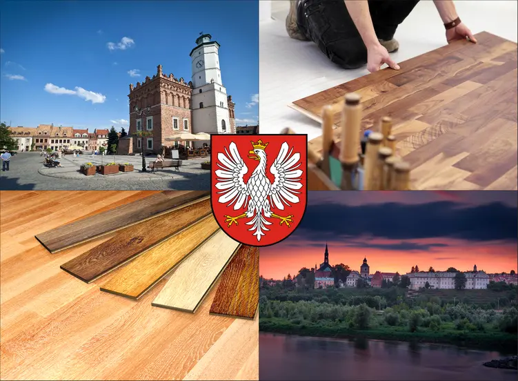 Sandomierz - cennik układania parkietów i podłóg drewnianych w lokalnych firmach