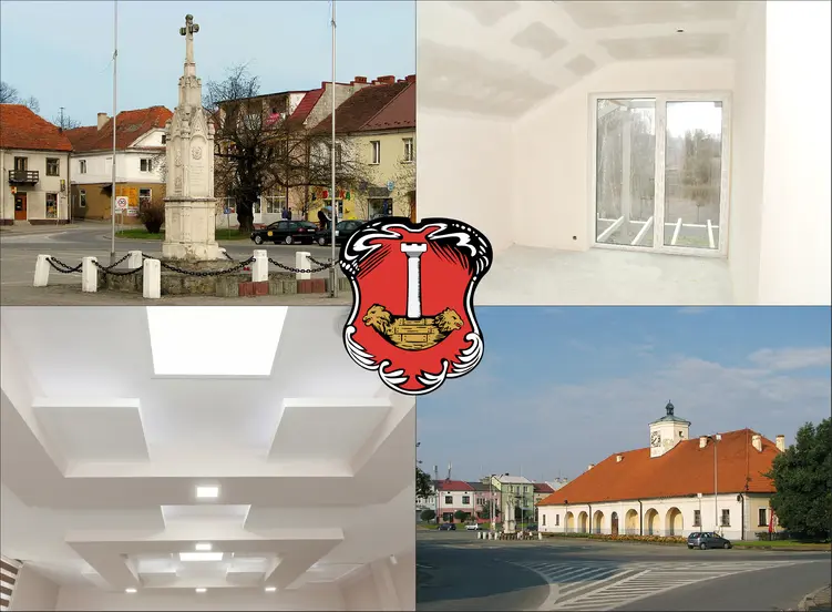 Staszów - cennik sufitów podwieszanych - zobacz lokalne ceny suchej zabudowy