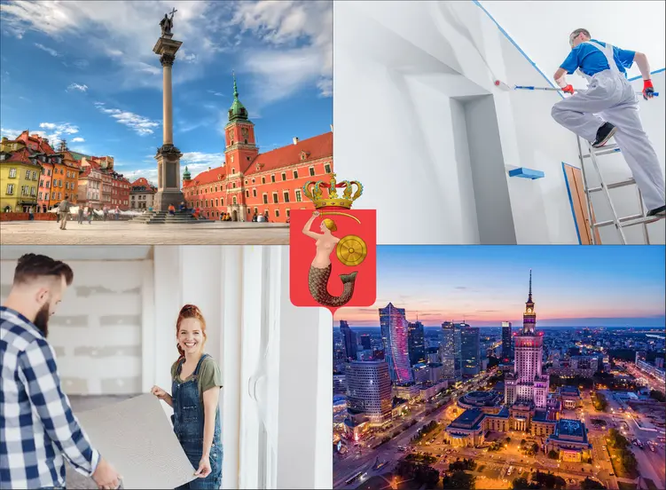 Warszawa - cennik malowania i tapetowania ścian