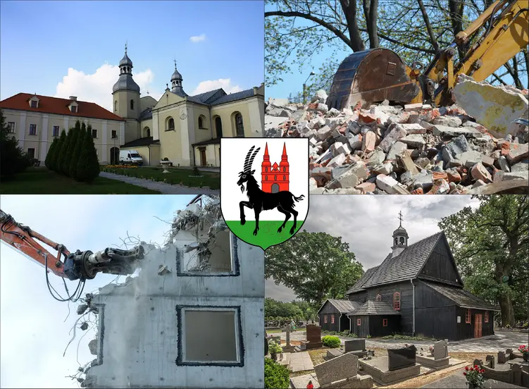 Wieruszów - cennik wyburzeń i rozbiórek - zobacz lokalne ceny usług rozbiórkowych