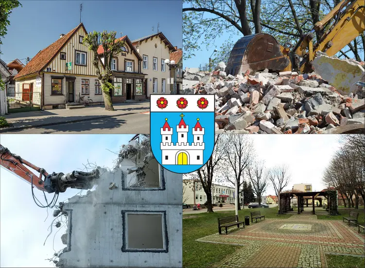 Nowy Dwór Gdański - cennik wyburzeń i rozbiórek - zobacz lokalne ceny usług rozbiórkowych