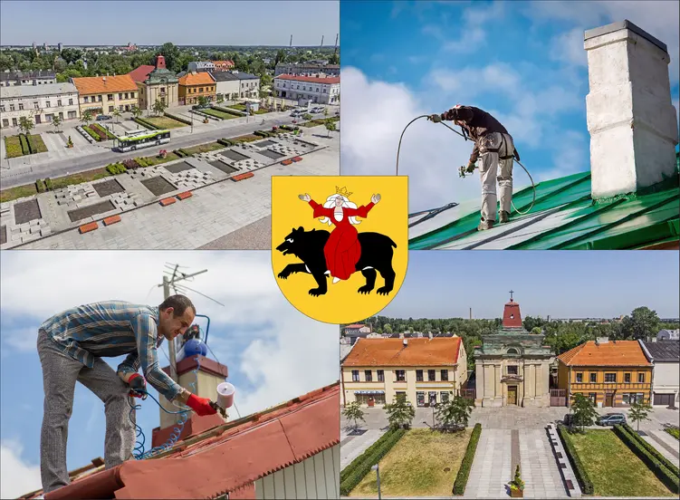 Tomaszów Mazowiecki - cennik malowania dachów - zobacz lokalne ceny