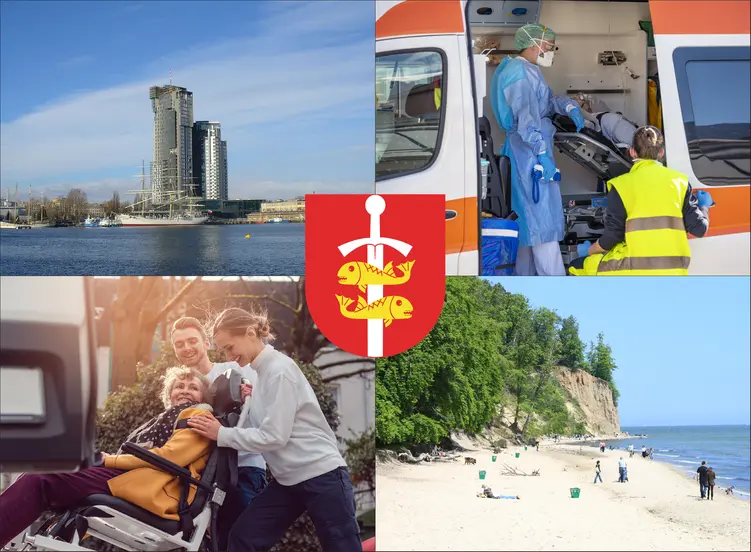 Gdynia - cennik transportu medycznego - zobacz lokalne ceny transportu sanitarnego
