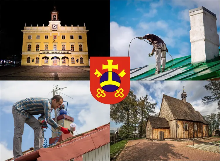 Ostrów Wielkopolski - cennik malowania dachów
