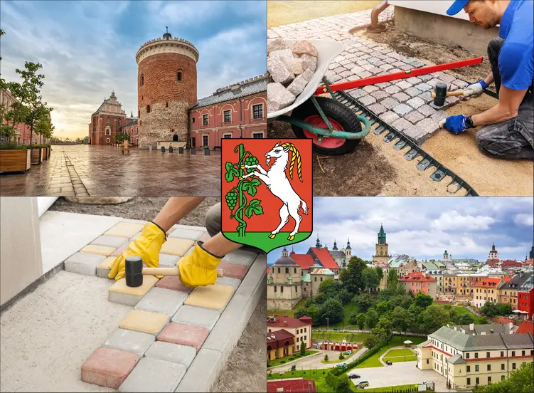 Lublin - cennik układania kostki brukowej - sprawdź lokalne ceny usług brukarskich