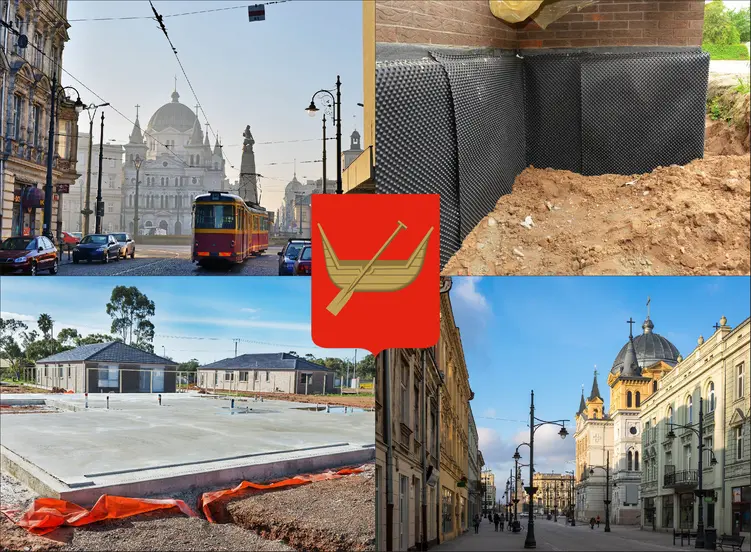 Łódź - cennik budowy i izolacji fundamentów - sprawdź ceny hydroizolacji fundamentów w okolicy