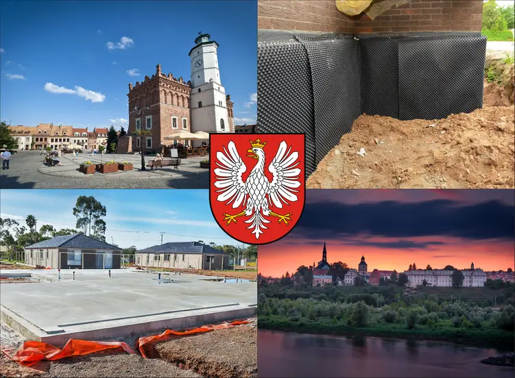 Sandomierz - cennik budowy i izolacji fundamentów - sprawdź ceny hydroizolacji fundamentów w okolicy