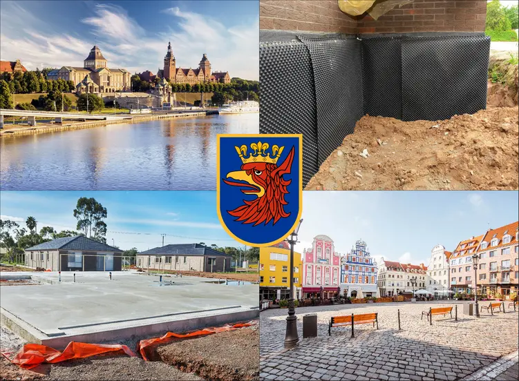 Szczecin - cennik budowy i izolacji fundamentów