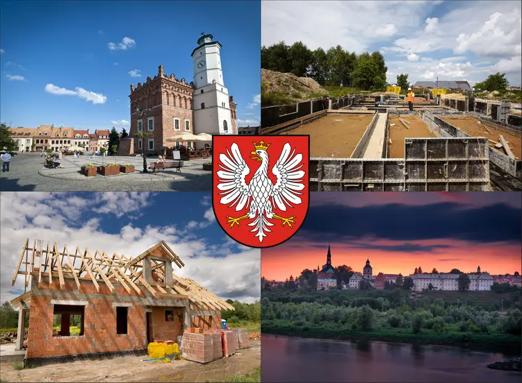 Sandomierz - cennik budowy domów kompleksowo - sprawdź lokalne ceny