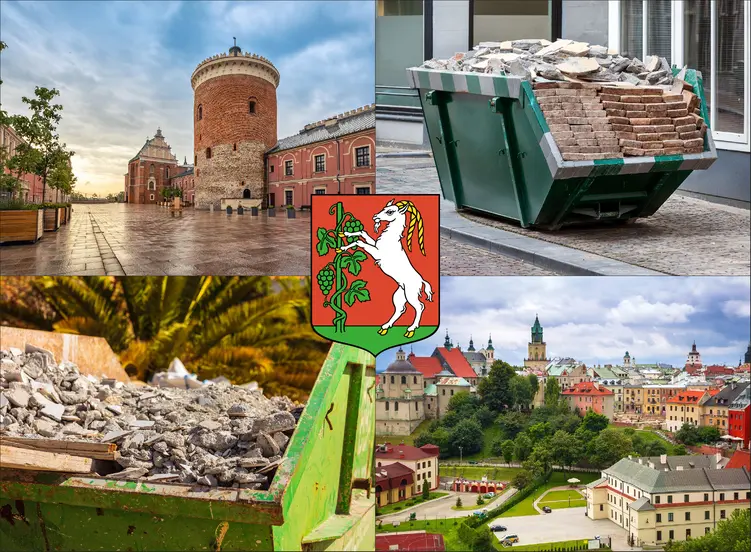 Lublin - cennik kontenerów na gruz - zobacz lokalne ceny