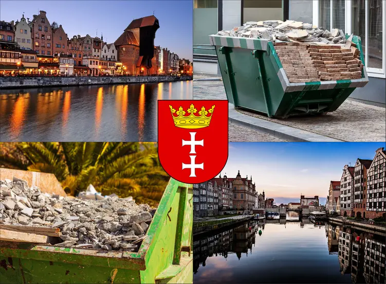 Gdańsk - cennik kontenerów na gruz - zobacz lokalne ceny