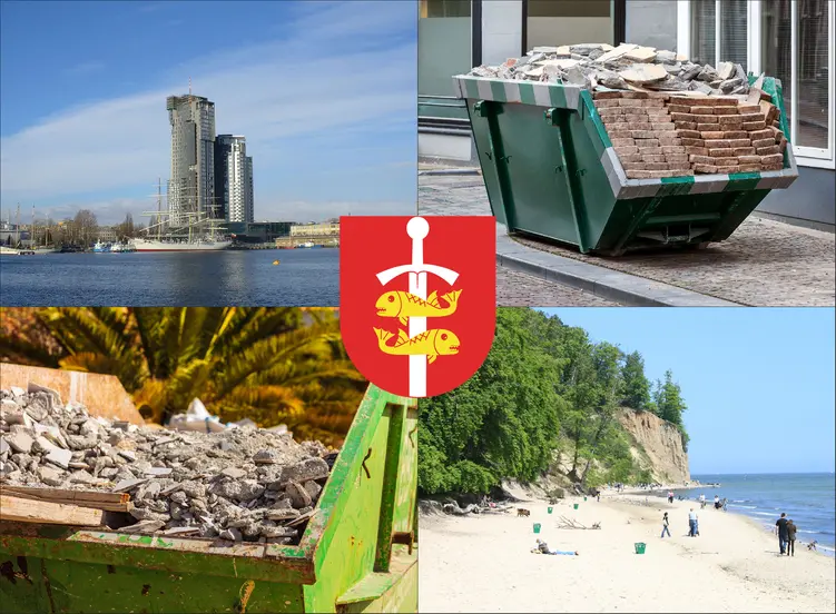 Gdynia - cennik kontenerów na gruz