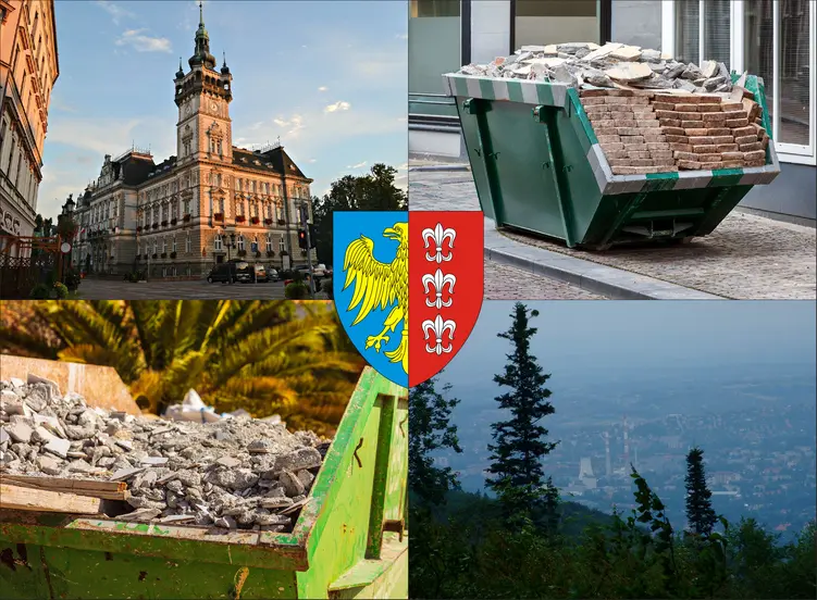 Bielsko-Biała - cennik kontenerów na gruz - zobacz lokalne ceny