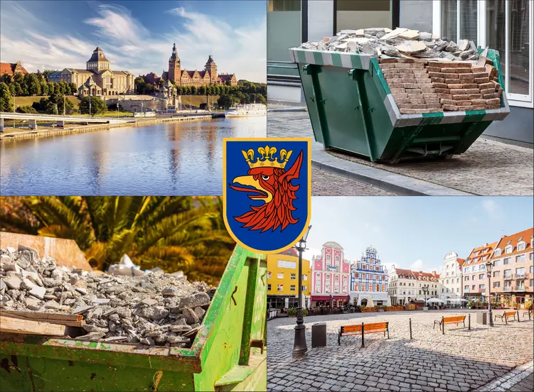 Szczecin - cennik kontenerów na gruz - zobacz lokalne ceny
