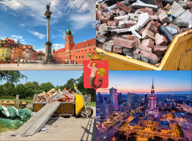 Warszawa - cennik wywozu gruzu w kontenerach