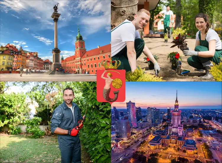 Warszawa - cennik usług ogrodniczych - sprawdź lokalne ceny ogrodników