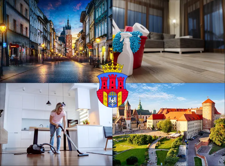Kraków - cennik sprzątania mieszkań - zobacz lokalne ceny firm sprzątających