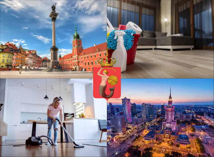 Warszawa - cennik sprzątania mieszkań - zobacz lokalne ceny firm sprzątających