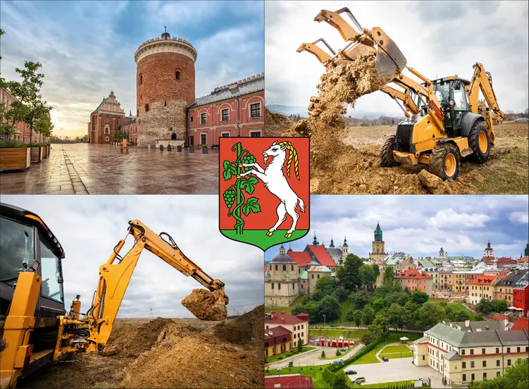 Lublin - cennik robót ziemnych - sprawdź lokalne ceny prac ziemnych