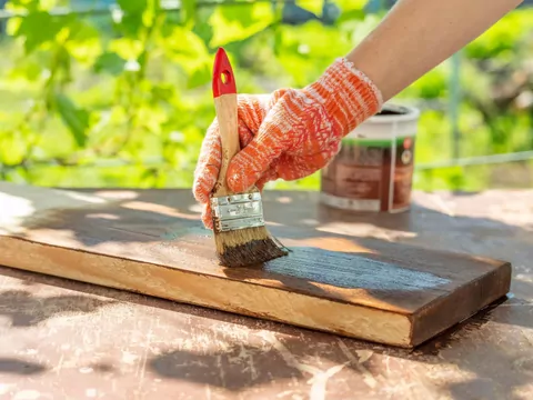 Ilustracja dla impregnacja drewna