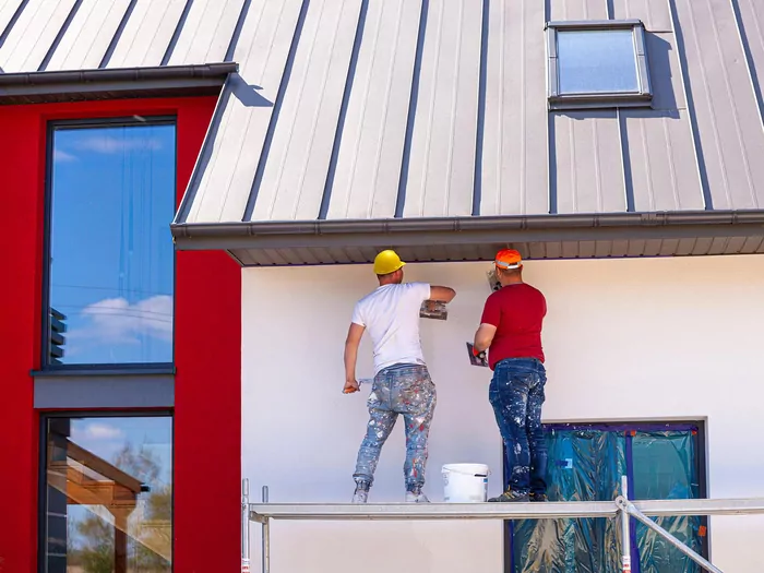 Ilustracja dla malowanie elewacji