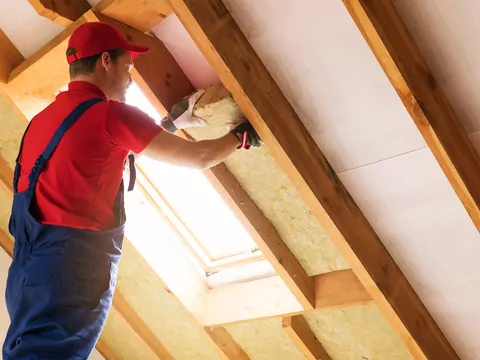 Ilustracja dla ocieplenie poddasza użytkowego