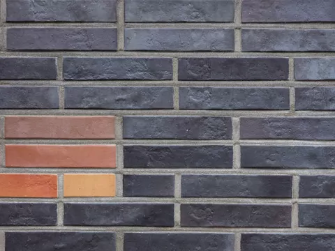 Ilustracja dla układanie cegły klinkierowej