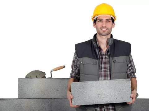 Ilustracja dla bloczki z betonu komórkowego