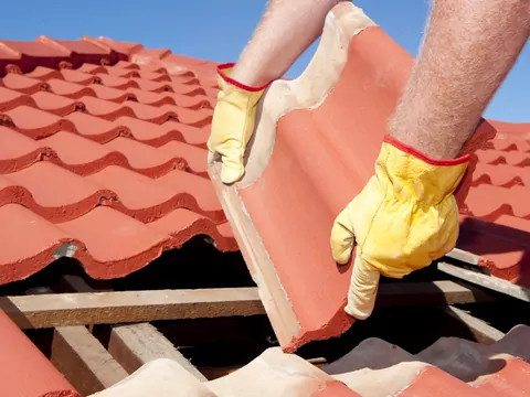 Ilustracja dla dachówka ceramiczna