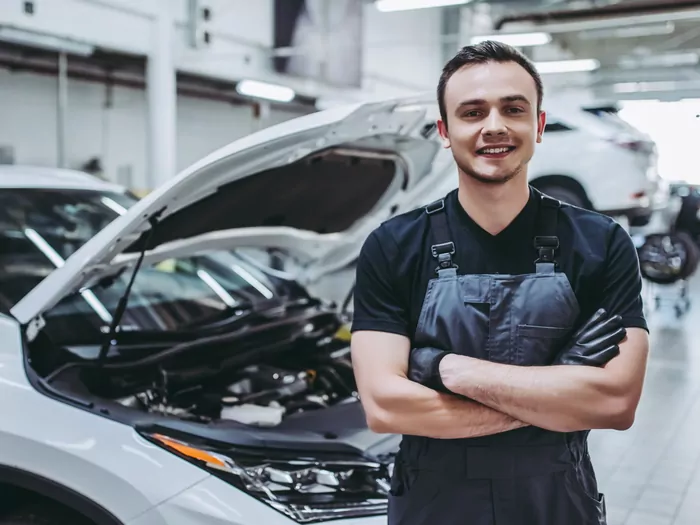 Ilustracja dla wymiana przegubu wewnętrznego w samochodzie