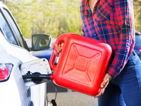 Ilustracja dla dowóz paliwa