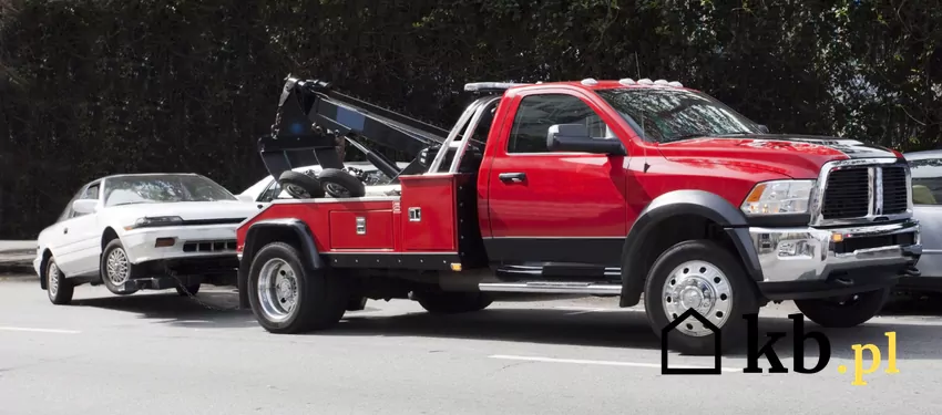 Holowanie auta osobowego na terenie miasta - cennik