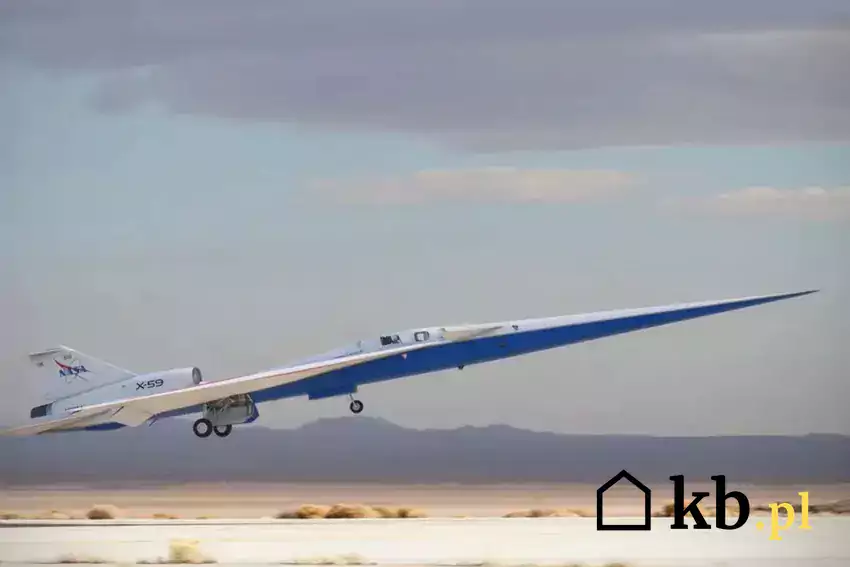 NASA X-59 samolot przyszłości