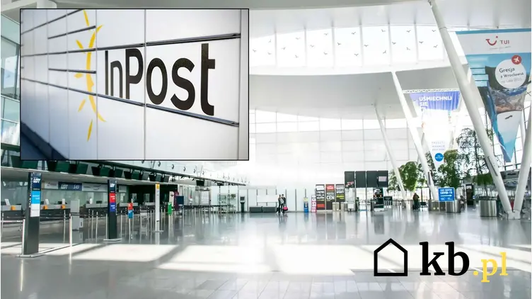 Lotnisko we Wrocławiu, na którym działa już usługa paczkomatów InPost
