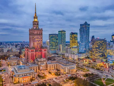 Nowe wieżowce w Warszawie