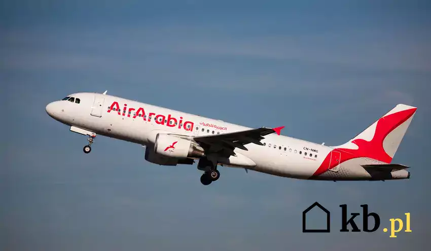 Samolot Air Arabia w Krakowie
