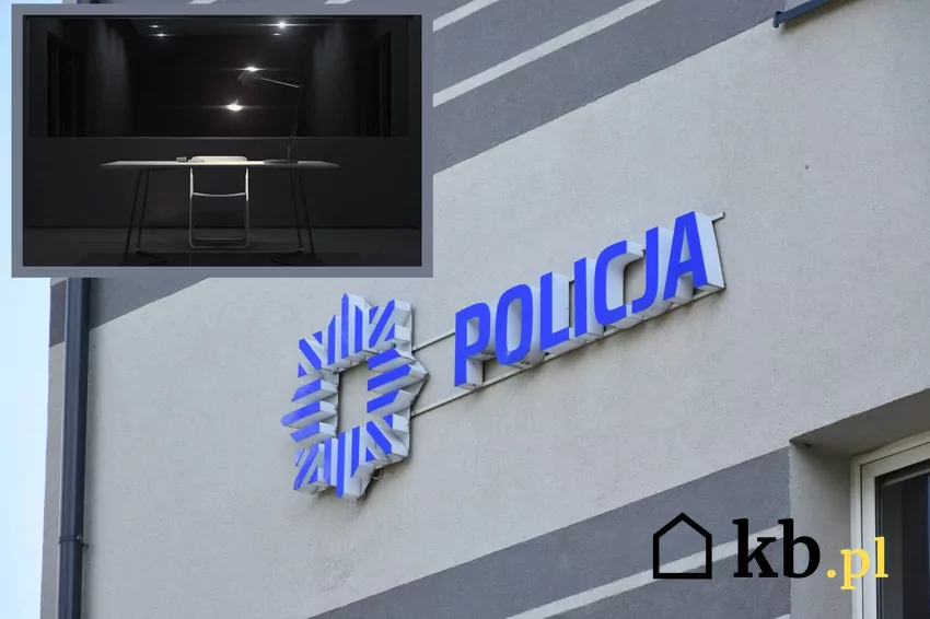 komenda policji, sala przesłuchań