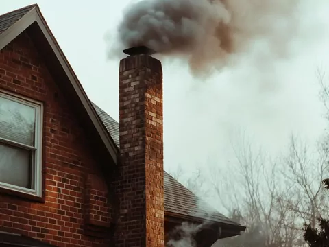 Co zrobić, gdy sąsiad pali mokrym drewnem?