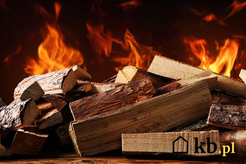 Jesion pali się szybciej niż grab, tworząc efektowny, dekoracyjny płomień Drewno opałowe i ogień